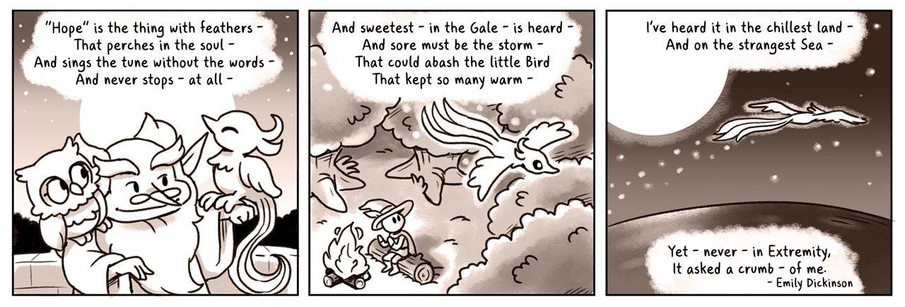 Letter 008: The Thing With Feathers