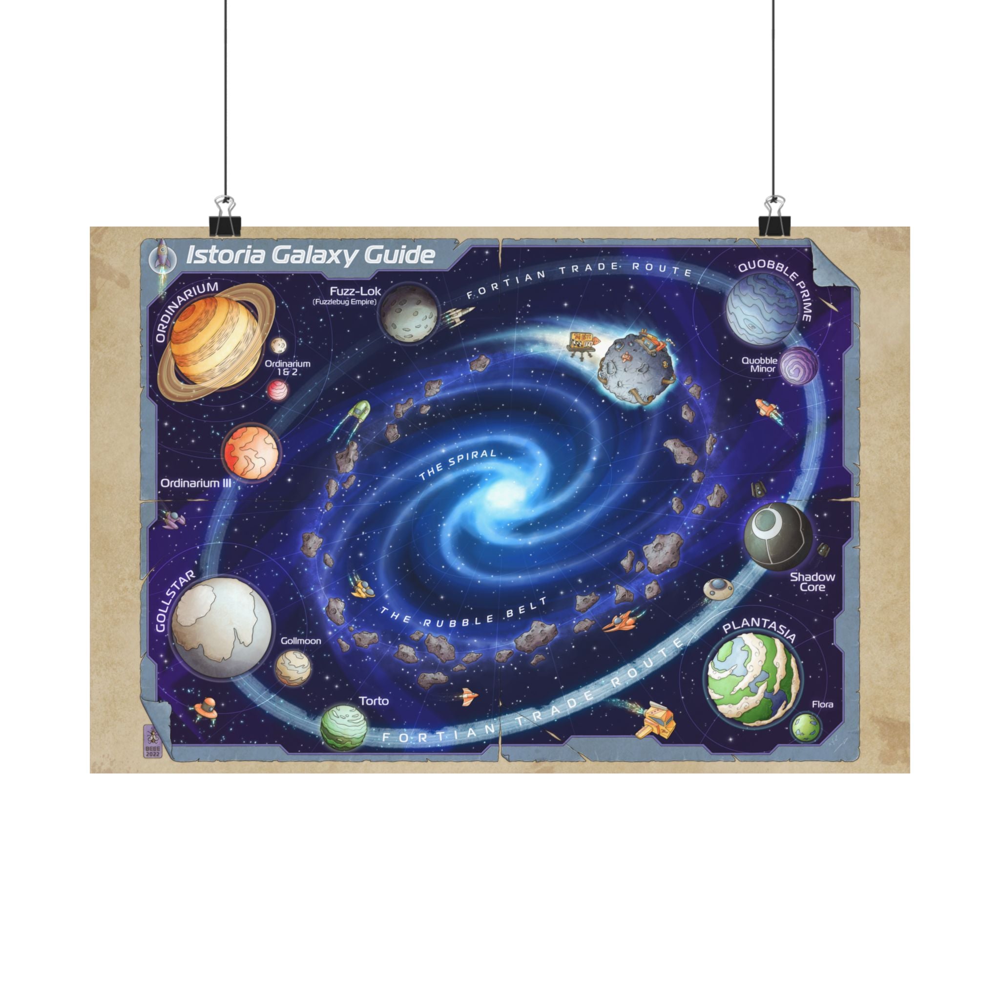 Istoria Galaxy Guide Print