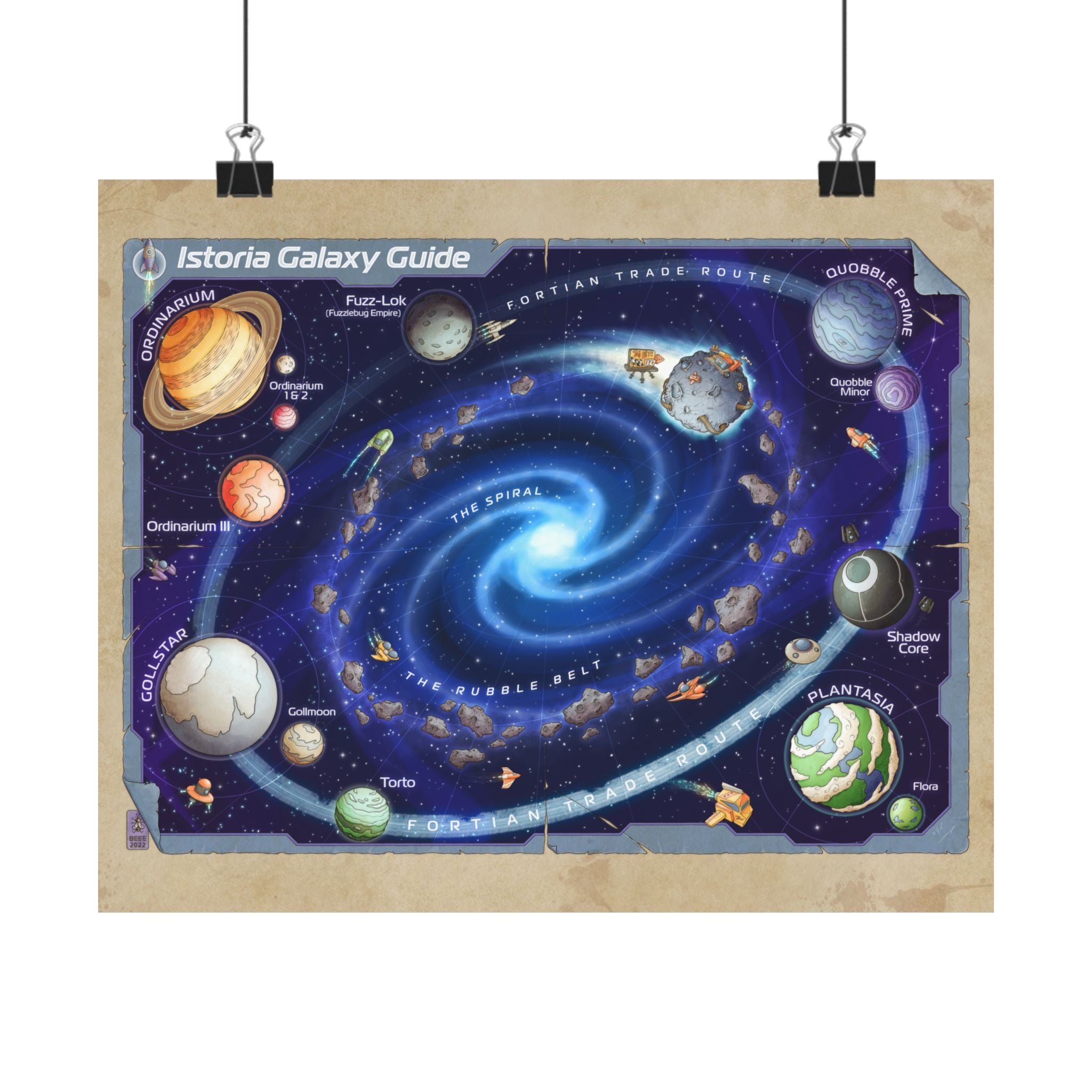 Istoria Galaxy Guide Print