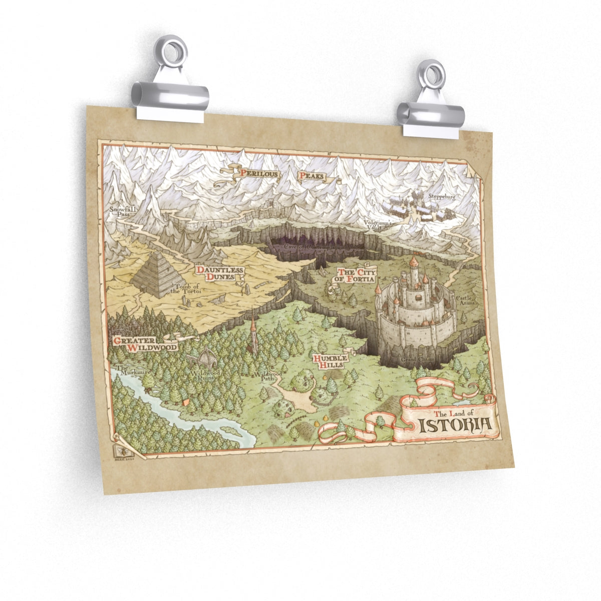 The Land of Istoria Print